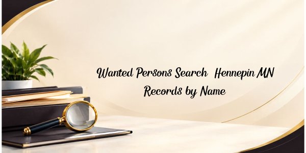 Wanted Persons Search: Hennepin MN Records by Name